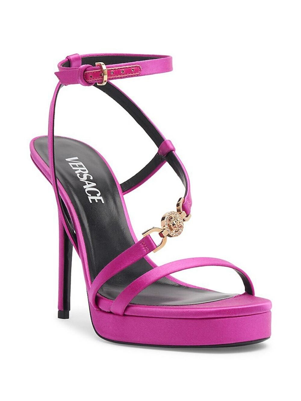Versace Ora Medusa 110 Pink Platform Stiletto Sandals NIB Women's EU 39